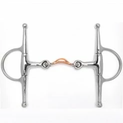 Toklat Originals Horse Bits Toklat Full Cheek Copper Quarter Moon Bit