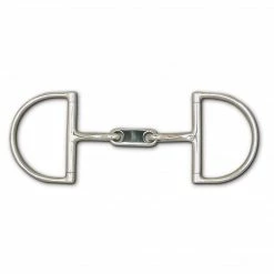 Toklat Originals Horse Bits Toklat Stainless Steel Slow Twist Dr. Bristol Snaffle Hunt Dee
