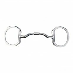 Toklat Originals Toklat Myler Eggbutt Without Hooks With Wide Ported Barrel Snaffle MB 33WL Horse Bits