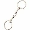 Weatherbeeta Horse Bits Korsteel Stainless Steel French Link Loose Ring Snaffle Bit