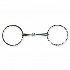 Partrade Metalab Single Joint Loose Ring Gag Bit