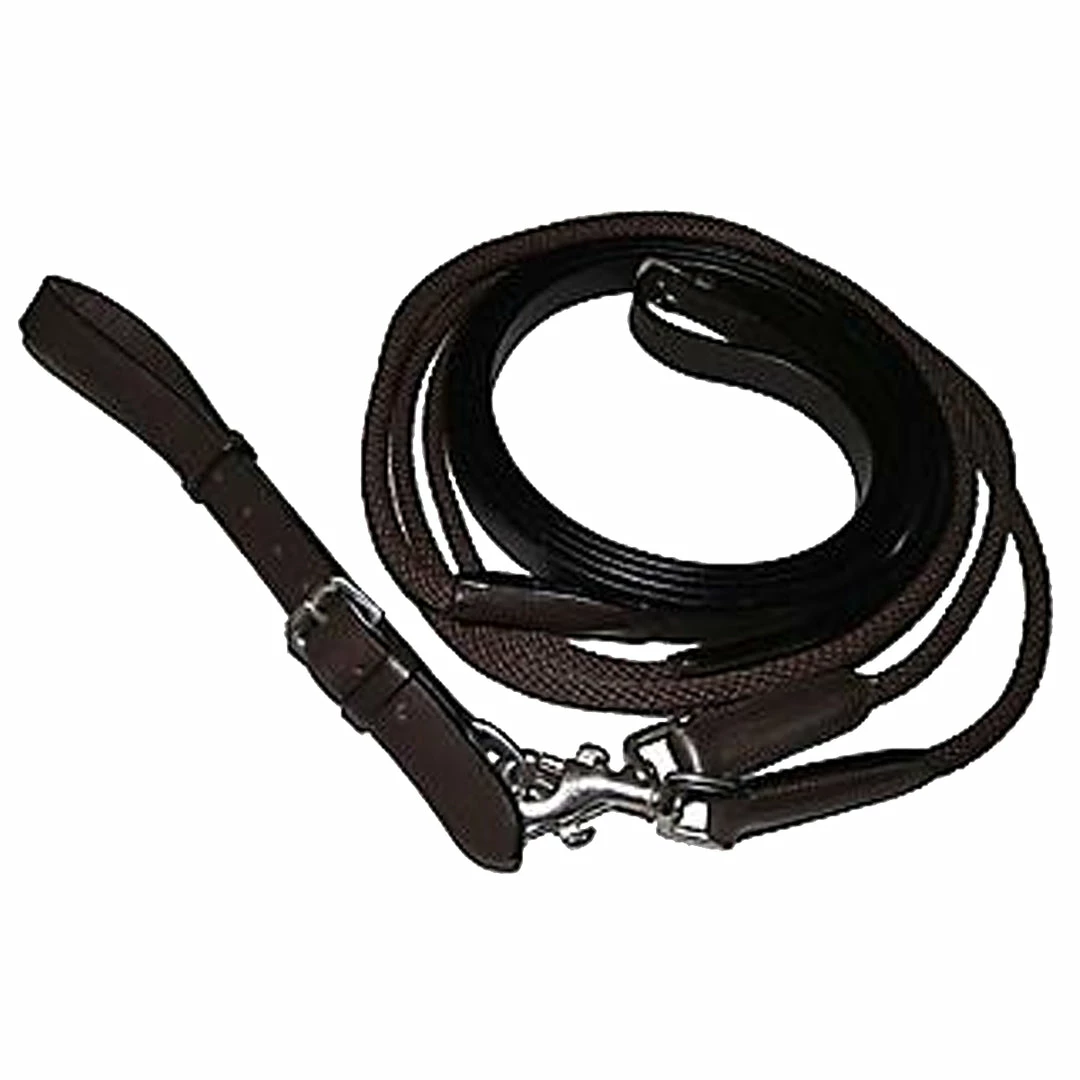 JPC Equestrian HDR Draw Reins With Snaps Horse Training Equipment 4 JPC Equestrian HDR Draw Reins With Snaps Horse Training Equipment