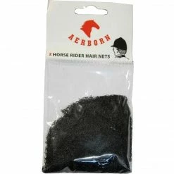 English Riding Supply Aerborn Double Thick Hair Nets Equestrian Accessories