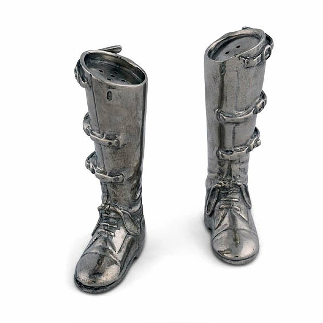 Equestrian Decor Arthur Court Equestrian Salt & Pepper Set - Riding Boot 3 Equestrian Decor Arthur Court Equestrian Salt & Pepper Set - Riding Boot