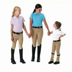 English Riding Supply Equistar Child's Pull On Knee Patch Jodhpurs 7 English Riding Supply Equistar Child's Pull On Knee Patch Jodhpurs