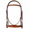 English Bridles Edgewood 5/8" Fancy Stitched Raised Bridle