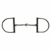 Intrepid Pinchless Corkscrew Large Dee Ring Snaffle Bit Horse Bits