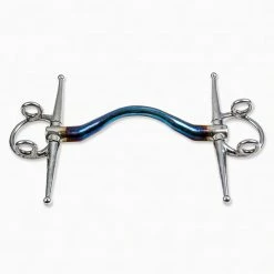 Equine Industries Trust Sweet Iron Full Cheek Gag Medium Port Horse Bits