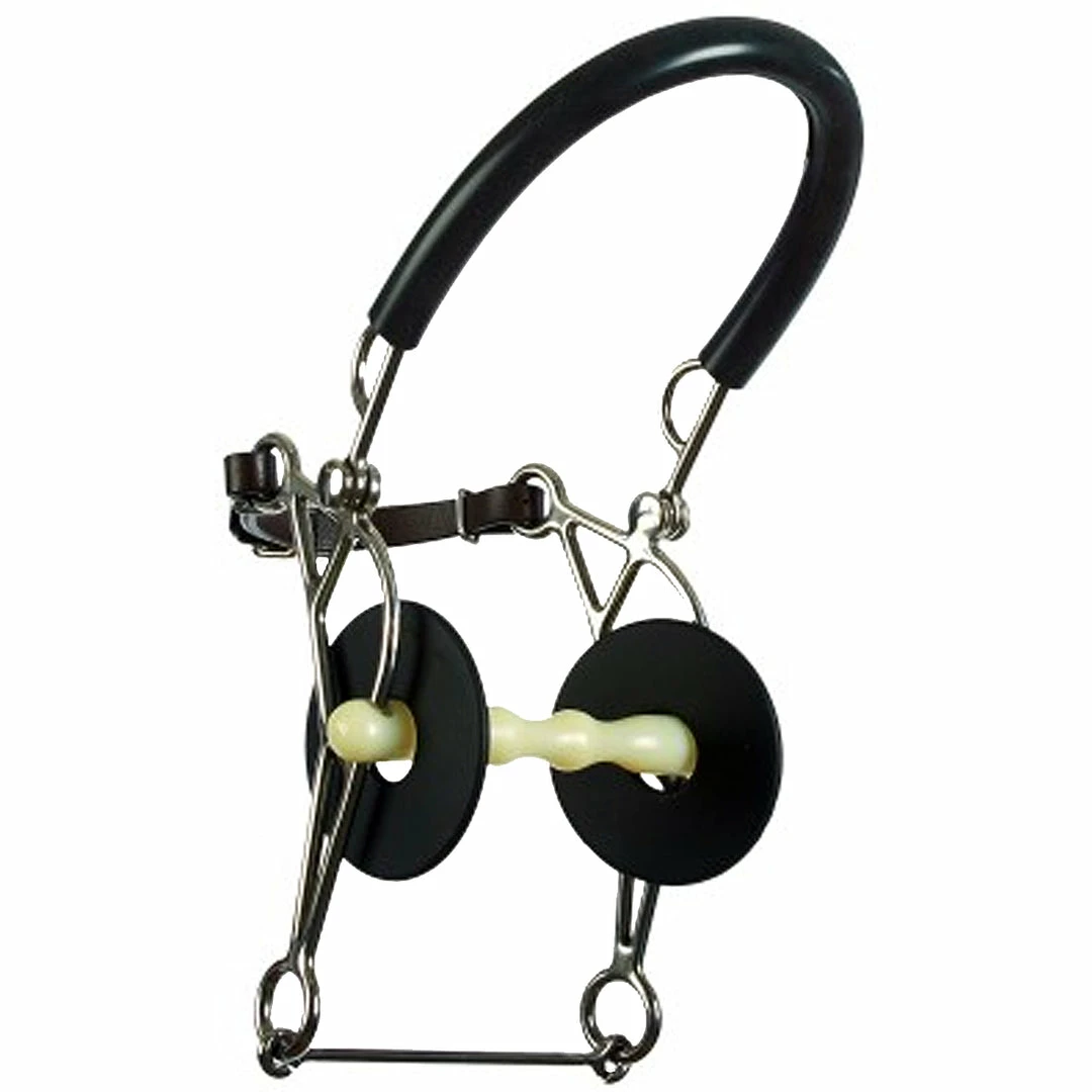 English Riding Supply Happy Mouth Shaped Mullen Mouth Hackamore Bit 3 English Riding Supply Happy Mouth Shaped Mullen Mouth Hackamore Bit
