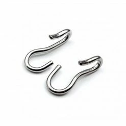 English Riding Supply Centaur Stainless Steel Curb Chain Hooks Pair Horse Bits