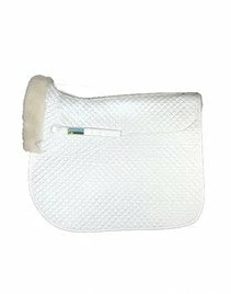 Fleeceworks Therawool Quilted Dressage Square Pad - Perfect Balance Technology Saddle Pads & Fittings