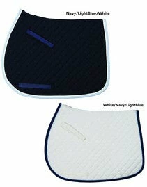 JPC Equestrian Saddle Pads & Fittings TuffRider Basic All Purpose Pad With Trim And Piping