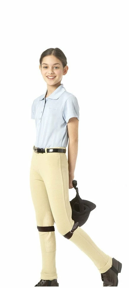 English Riding Supply Equistar Child's Pull On Knee Patch Jodhpurs 3 English Riding Supply Equistar Child's Pull On Knee Patch Jodhpurs