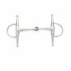 Weatherbeeta Korsteel Stainless Steel Jointed Short Full Cheek Snaffle Bit