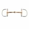 Weatherbeeta Korsteel Stainless Steel Copper Mouth Dee Ring Snaffle Bit Horse Bits