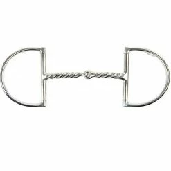 Weatherbeeta Korsteel Stainless Steel Twisted Wire 3.5" Rings Big Dee Bit Horse Bits