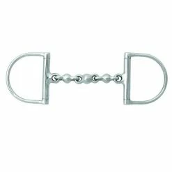 Weatherbeeta Horse Bits Korsteel Stainless Steel Waterford Hunter Dee Ring Snaffle Bit