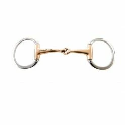 Weatherbeeta Korsteel Stainless Steel Copper Mouth Eggbutt Snaffle Bit