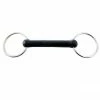 Weatherbeeta Korsteel Solid Rubber Mouth Loose Ring Snaffle Bit Horse Bits