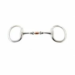 Weatherbeeta Korsteel Stainless Steel Copper Roller Mouth Eggbutt Snaffle Bit Horse Bits