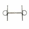 Weatherbeeta Horse Bits Korsteel Copper And Steel Roller Mouth Full Cheek Snaffle Bit