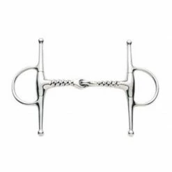 Weatherbeeta Horse Bits Korsteel Stainless Steel Corkscrew Mouth Full Cheek Snaffle Bit