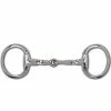 Toklat Originals Horse Bits Toklat 19mm Stainless Steel Slow Twist Snaffle Eggbutt Bit