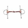 Weatherbeeta Korsteel Stainless Steel Copper Mouth Corkscrew Full Cheek Snaffle Bit