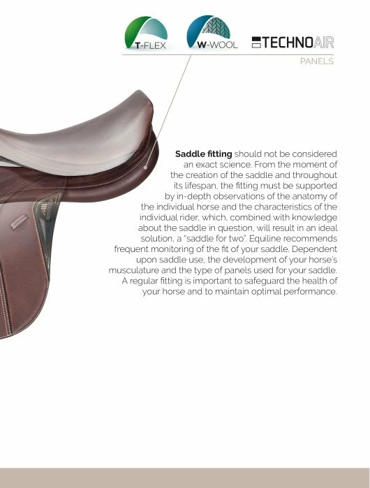Equiline American Hunter Jumping Saddle 5 Equiline American Hunter Jumping Saddle
