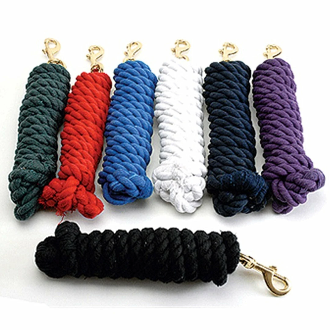 Jacks Mfg Cotton Lead Rope Halters & Leads 3 Jacks Mfg Cotton Lead Rope Halters & Leads