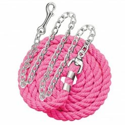 Perri's Leather Perri's Cotton Lead With Chain Halters & Leads