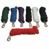 Jacks Mfg Halters & Leads Cotton Lead Rope With Bull Snap