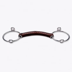 Equine Industries Trust Leather Loose Ring Gag Horse Bits