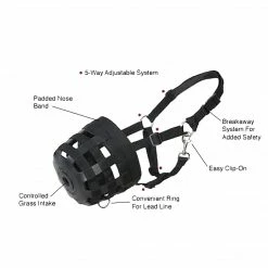 Jacks Mfg Halters & Leads Best Friend Deluxe Grazing Muzzle