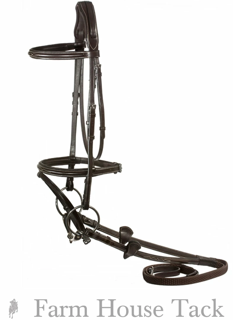 Nunn Finer Gianna Flash Bridle English Bridles 8 Nunn Finer Gianna Flash Bridle English Bridles