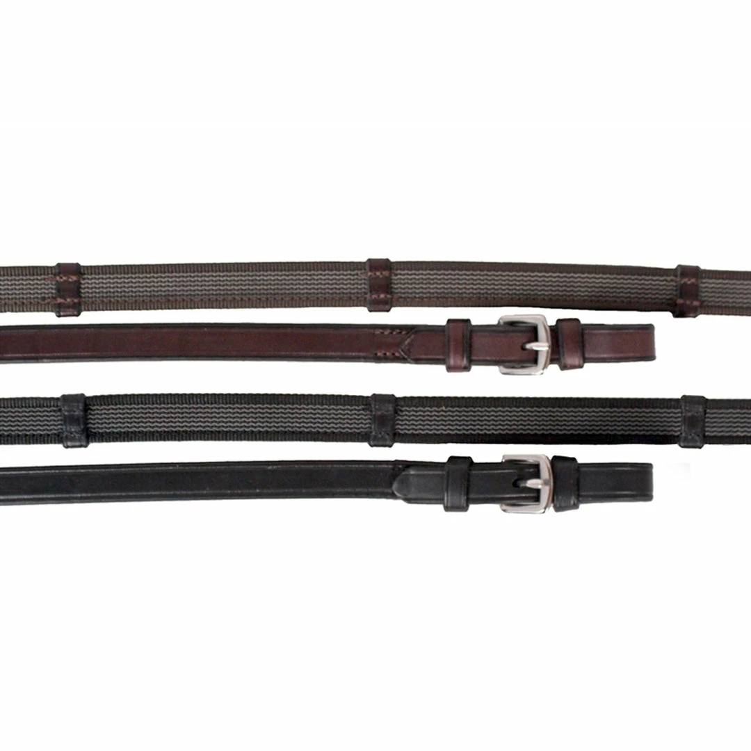 Nunn Finer Sure Grip Reins With Hand Stops 3 Nunn Finer Sure Grip Reins With Hand Stops