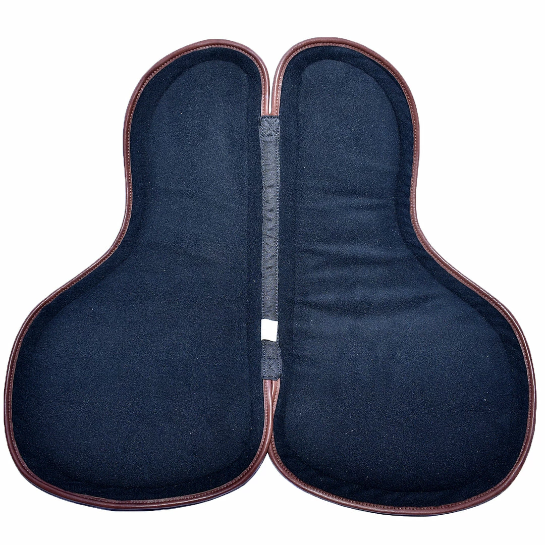 Ogilvy Equestrian Ogilvy Sleek Leather Jump Gummy Half Pad 9 Ogilvy Equestrian Ogilvy Sleek Leather Jump Gummy Half Pad