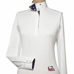 Essex Classics Ladies “Peeps” Talent Yarn Straight Collar Show Shirt Show Shirts