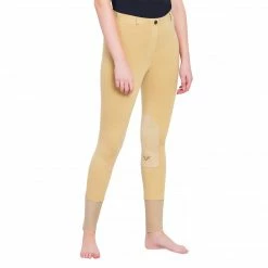 JPC Equestrian TuffRider Ladies Starter Lowrise Pull On Knee Patch Breeches