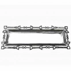 Arthur Court Equestrian Open Work Oblong Tray