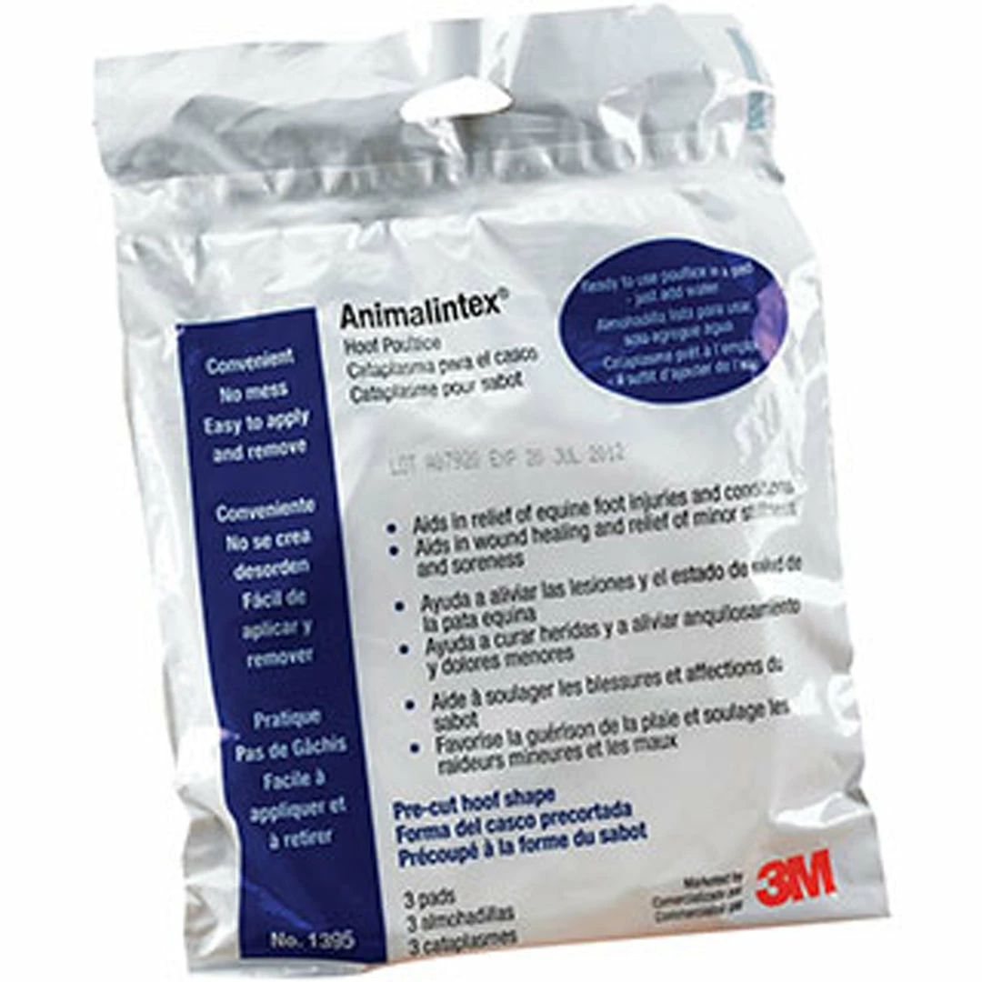 Animal Health Inc Grooming Animalintex Hoof Poultice Pads 3 Animal Health Inc Grooming Animalintex Hoof Poultice Pads